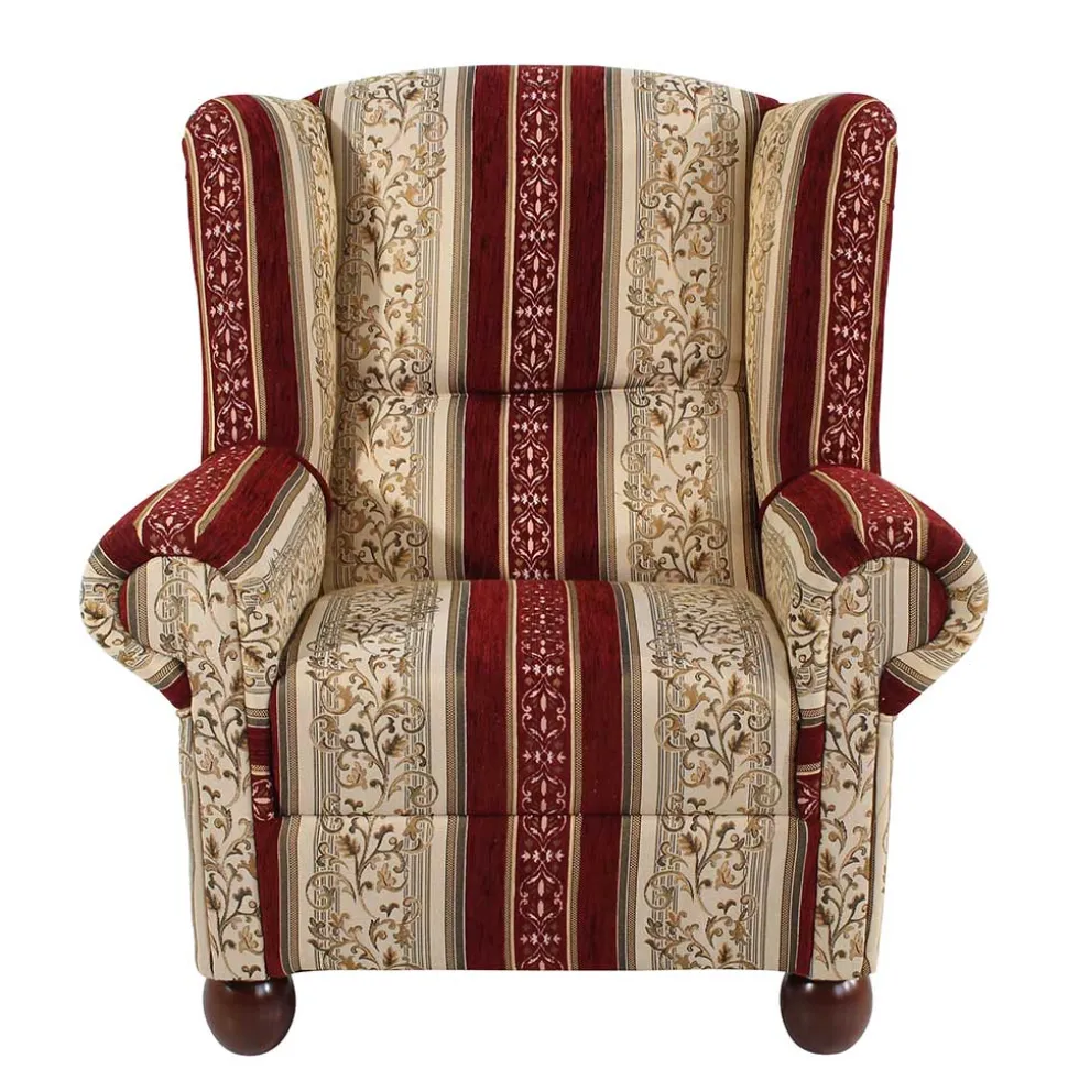 Ohrensessel mit Streifen und Ornamenten - Basento