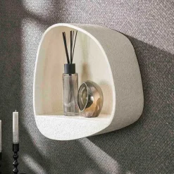 Organisches Hängeregal aus Marmorkomposit - Mayo