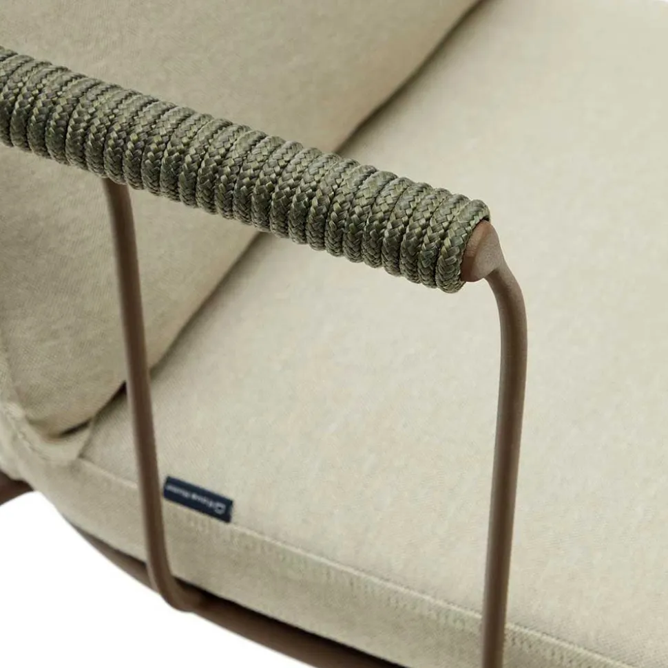 Outdoor Armlehnstühle in Braun - Ragusca (4er Set)