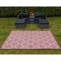 Outdoor Gartenteppich mit Kachelmuster - Cales