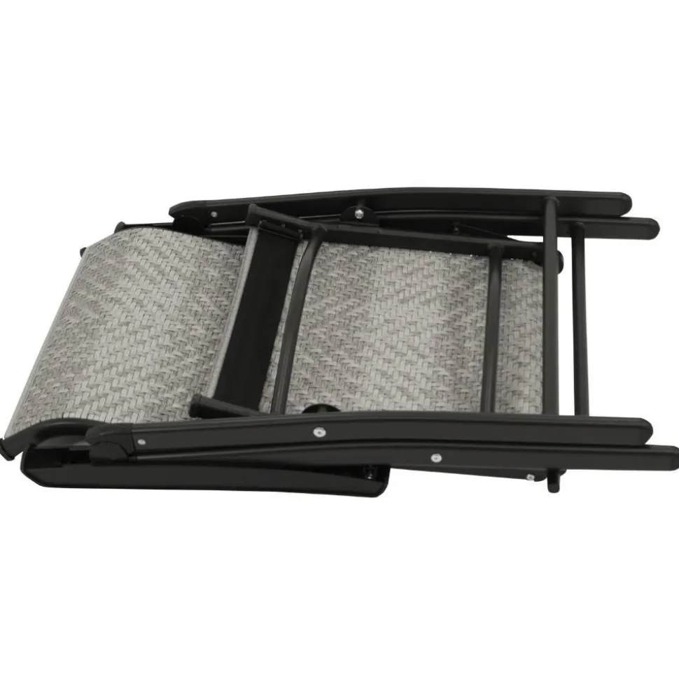 Outdoor Klappsessel in Grau und Schwarz - Troketta