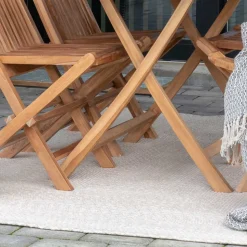 Outdoor Teppich in Creme - 140x200 cm - Seyonda