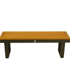 Outdoorbank ohne Lehne aus Akazienholz - Abrahams