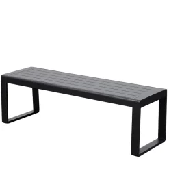 Outdoorbank ohne Lehne mit zwei Sitzplätzen - Contrasta