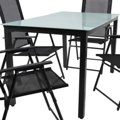 Outdoor-Sitzgruppe für 4 Personen - Vokoz (fünfteilig)