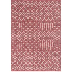 Outdoorteppich mit geometrischem Rauten Muster - Mirror