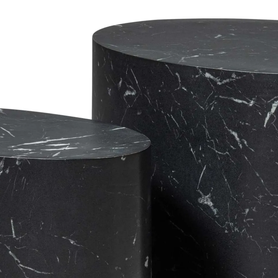 Ovale Beistelltische als Paar - Geneke (zweiteilig)