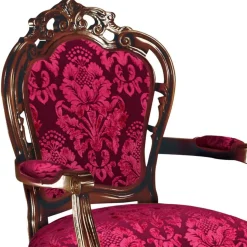 Ovale Esstischgruppe im Barockstil - Ursanna (sechsteilig)