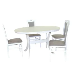 Ovale Sitzgruppe klassisch - Langos (fünfteilig)