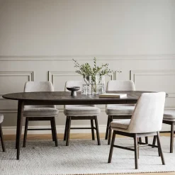 Ovaler Ausziehtisch in Eiche Dunkel - Relencia