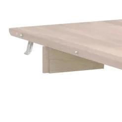 Ovaler Esstisch Eiche White Wash & 4 Stühle Pessoa mit Webstoff Grau (fünfteilig)