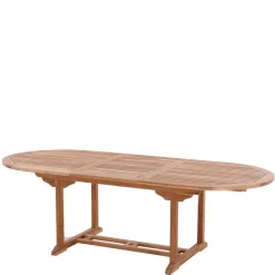Ovaler Gartentisch verlängerbar - Klahuma I