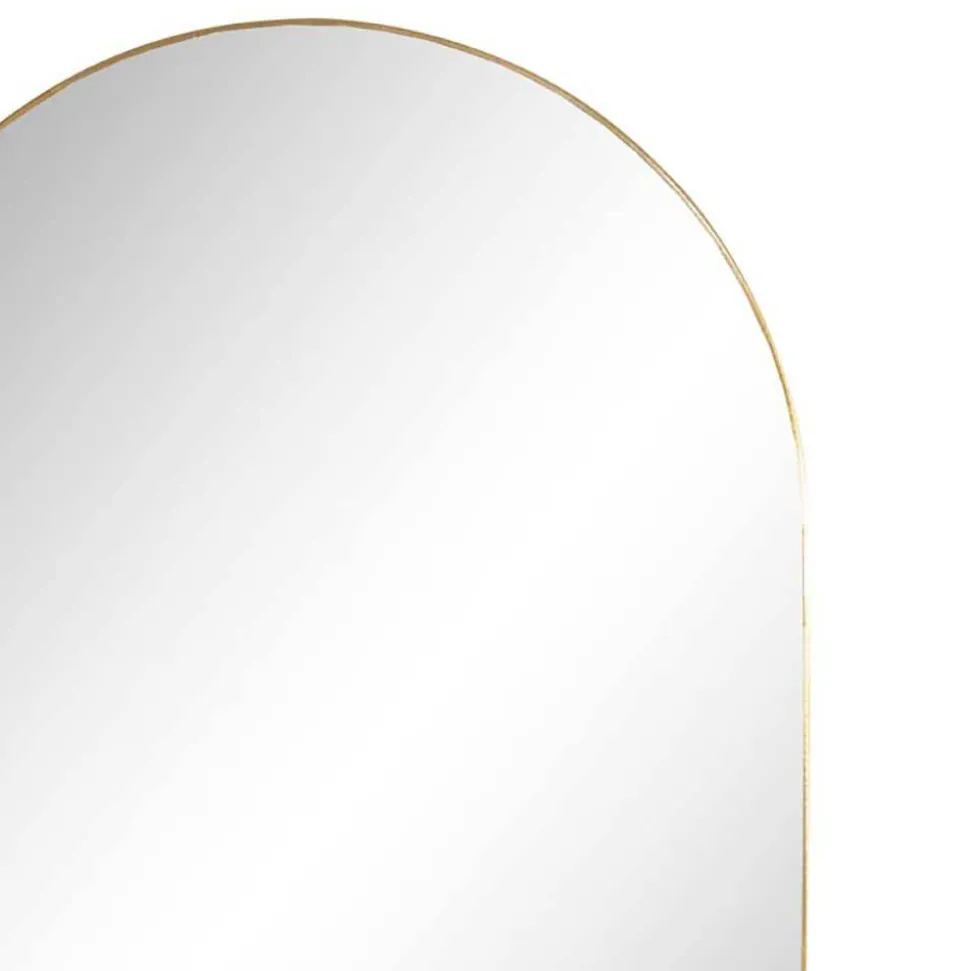 Ovaler Spiegel in Messingfarben - Gesdana