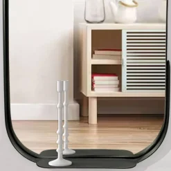 Ovaler Spiegel mit Ablage - Dorcamido