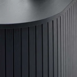 Ovales Highboard mit Schiebetüren - Venutura