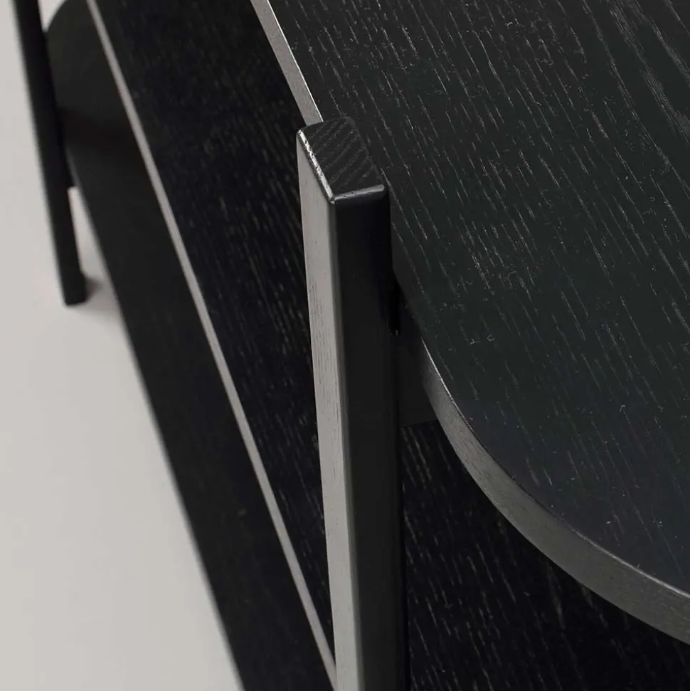 Ovales Standregal im Skandi Design - Pamban