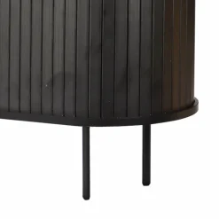 Ovales TV-Lowboard mit Schiebetüren - Lurymav