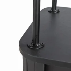 Ovales TV-Lowboard mit Schiebetüren - Lurymav