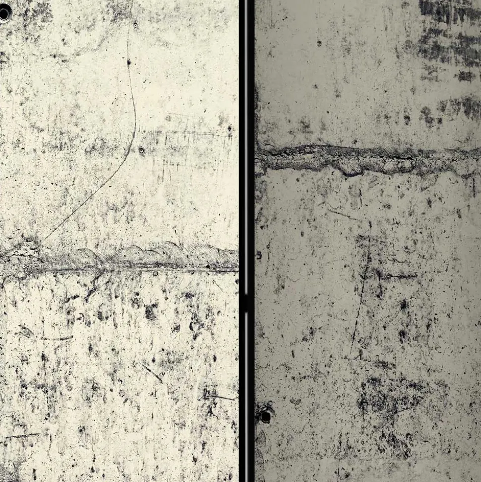 Paravent bedruckt in Betonoptik - Whites