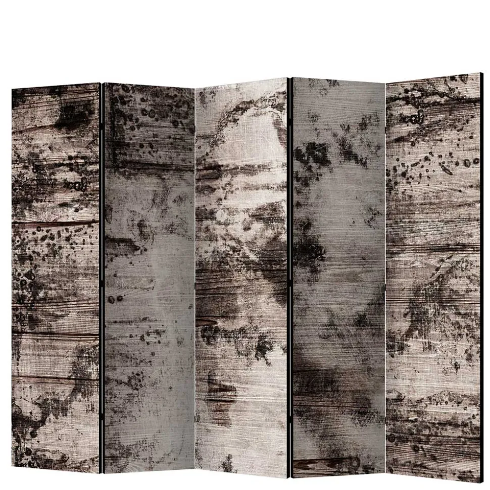 Paravent in Dunkelgrau Hellgrau - Batar