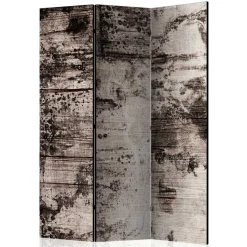 Paravent in Dunkelgrau Hellgrau - Batar