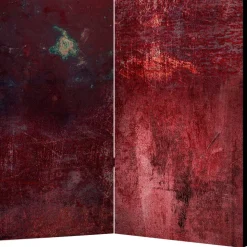 Paravent in Dunkelrot Rot Betonstruktur - Monrovia