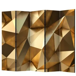 Paravent in Goldfarben & Braun - Austral