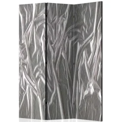 Paravent in Grau Silber bedruckt - Smidan
