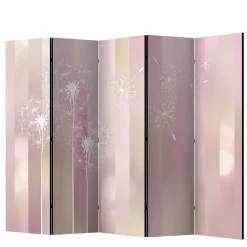 Paravent in Pastellfarben Rosa & Weiß - Albacete