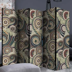 Paravent mit Ethno Muster bedruckt - Levirenas