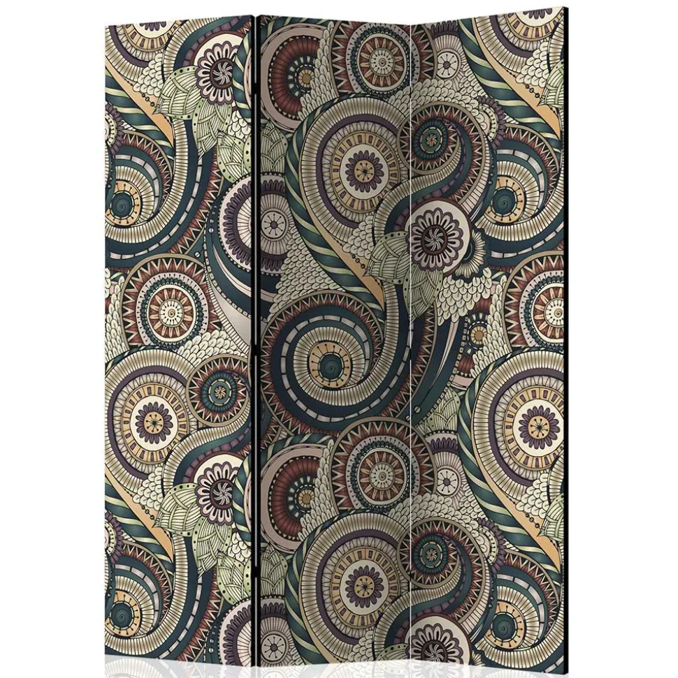 Paravent mit Ethno Muster bedruckt - Levirenas