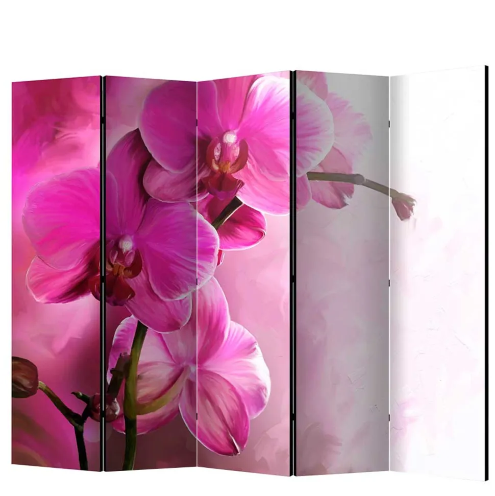 Paravent mit Fotodruck in Pink Rosa - Lights