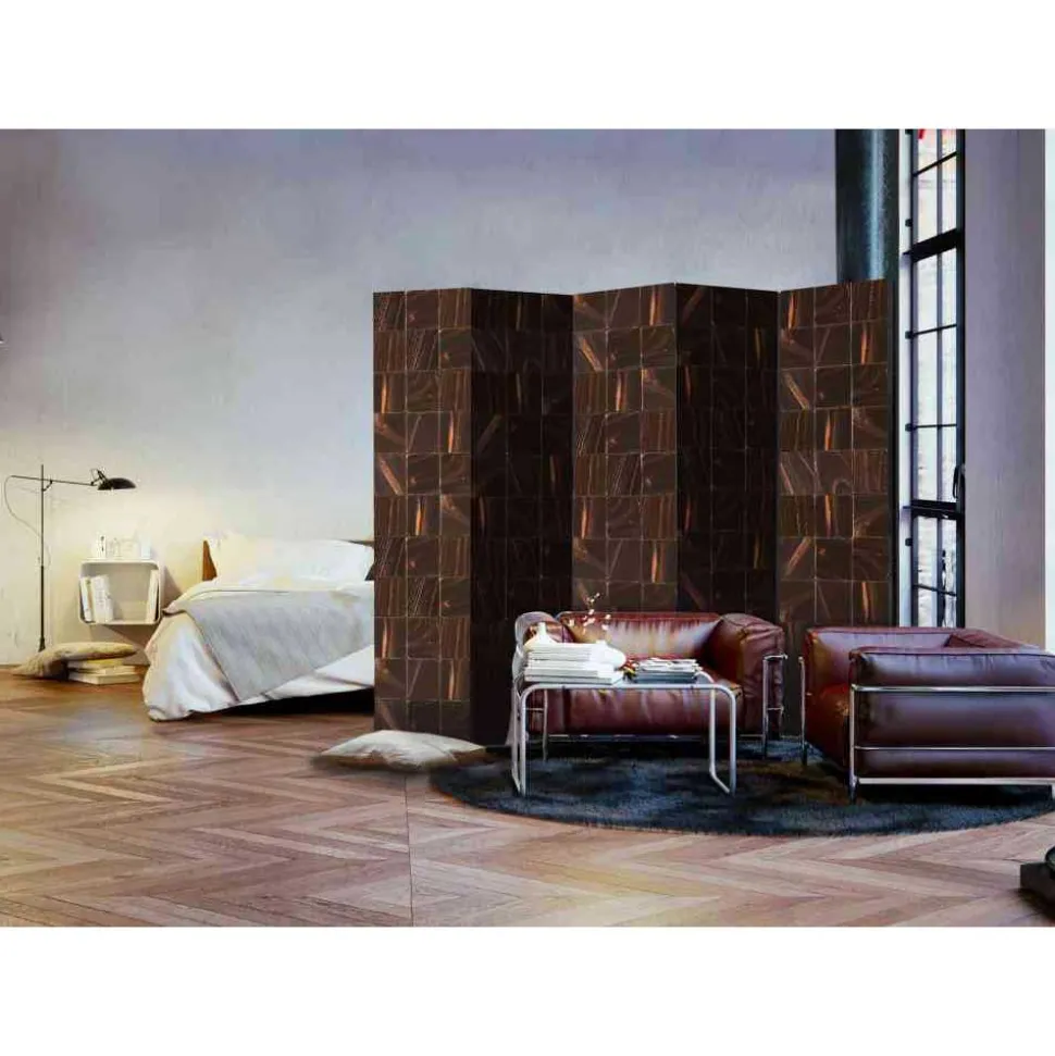 Paravent mit Muster in Kachel-Optik - Cralega