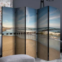 Paravent mit Strand & Meer Foto - Haboron