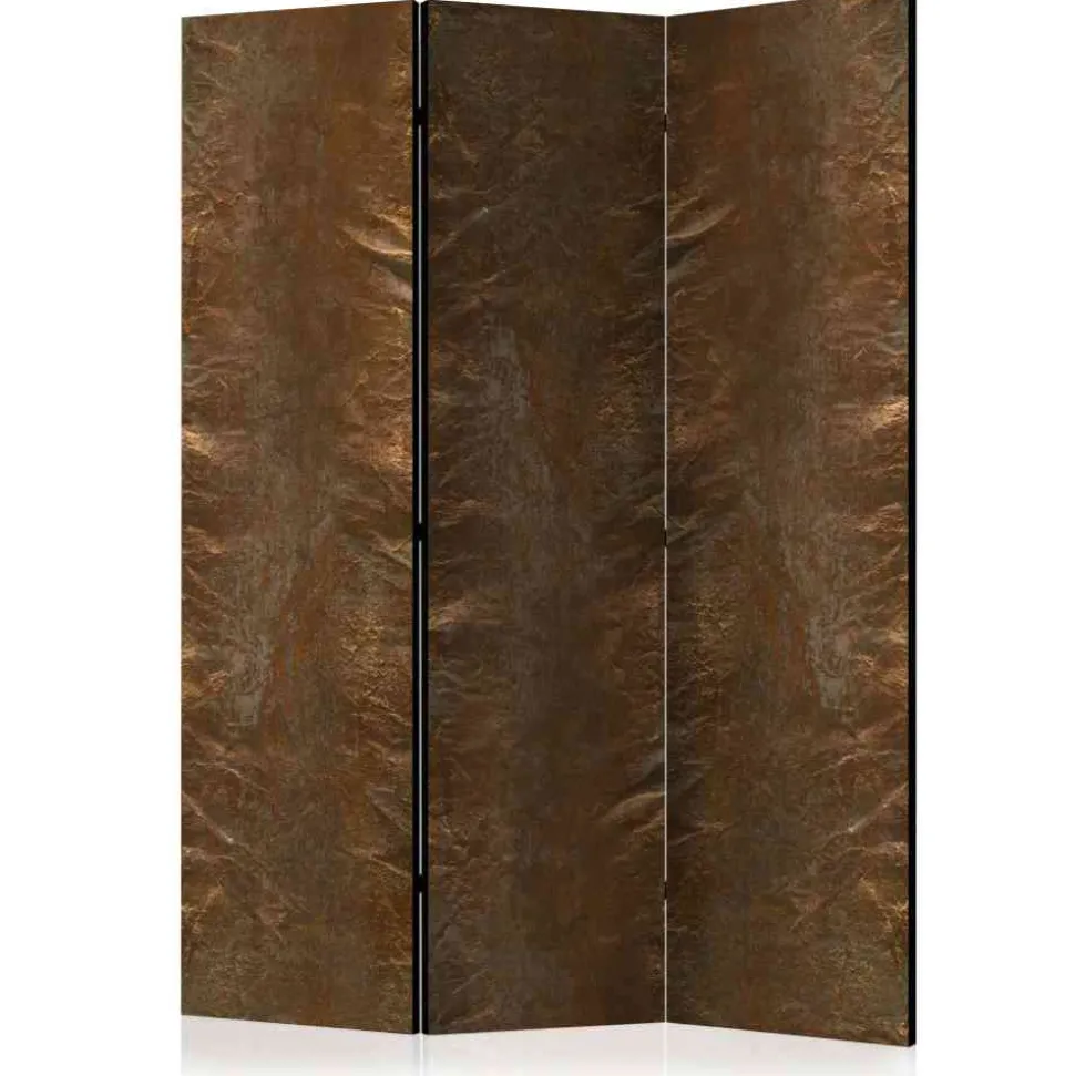 Paravent Trennwand in Kupfer Optik - Santorina