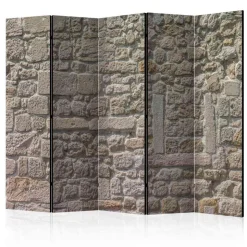 Paravent Trennwand mit Sandstein Mauer - Basiclicata