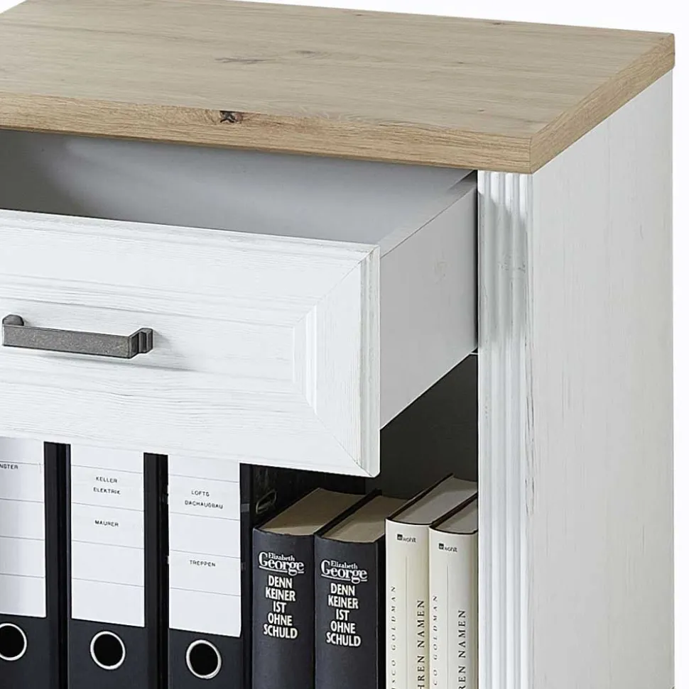 PC Schreibtisch & Rollcontainer - Mehady (zweiteilig)