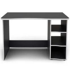 PC Schreibtisch in Anthrazit mit Weiß - Venatio