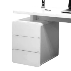 PC-Tisch Piramyda in Weiß