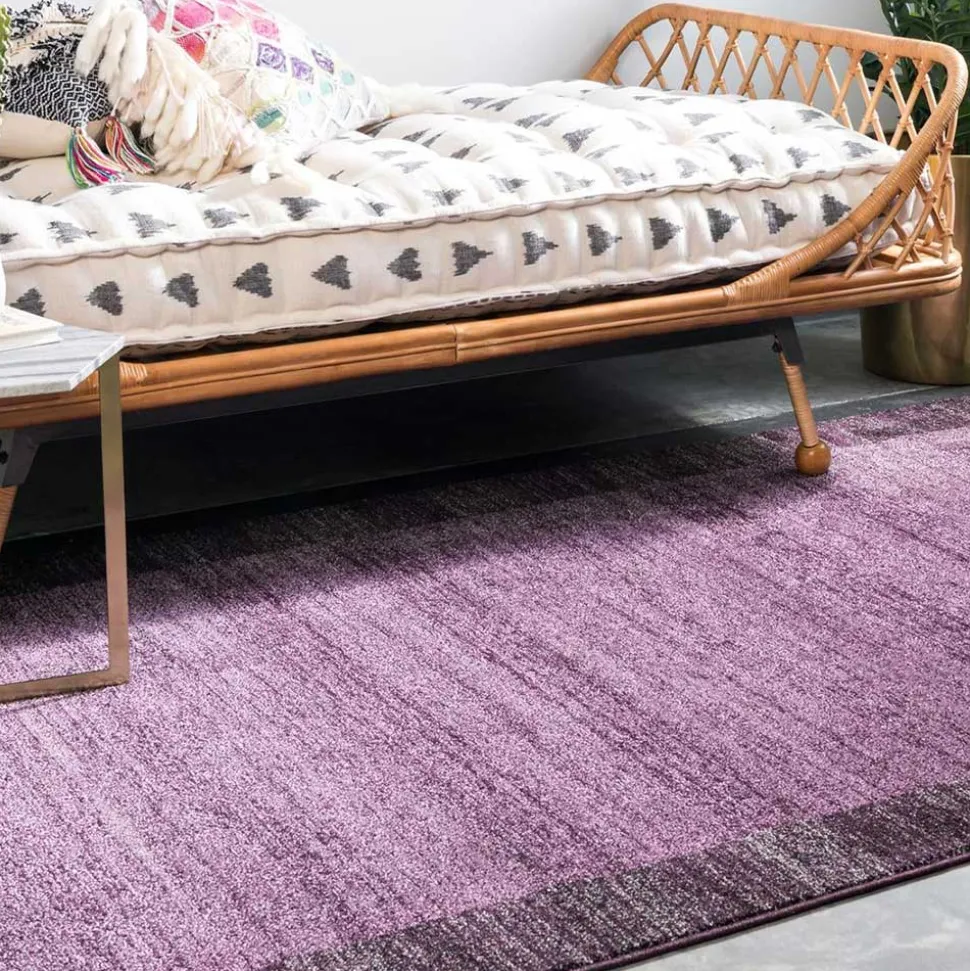 Pflegeleichter Teppich in Violett - Mutano