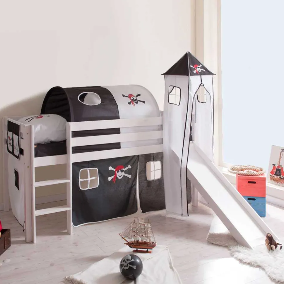 Piraten Spielbett Buono mit Rutsche
