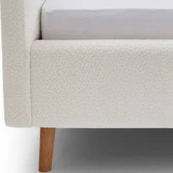 Plüsch Polsterbett in Creme - Ilena