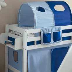 Podest Rutschebett in Weiß Buchenholz - Balanza