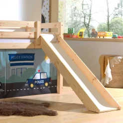 Polizei Hochbett mit Rutsche - Kantuna