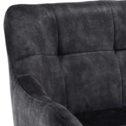 Polsterbank mit Armlehnen in Anthrazit - Mascaro