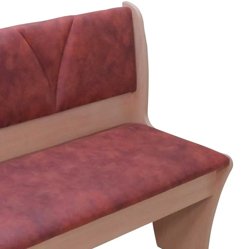 Polsterbank mit Truhe 120cm Loisan in Cognac Vintage