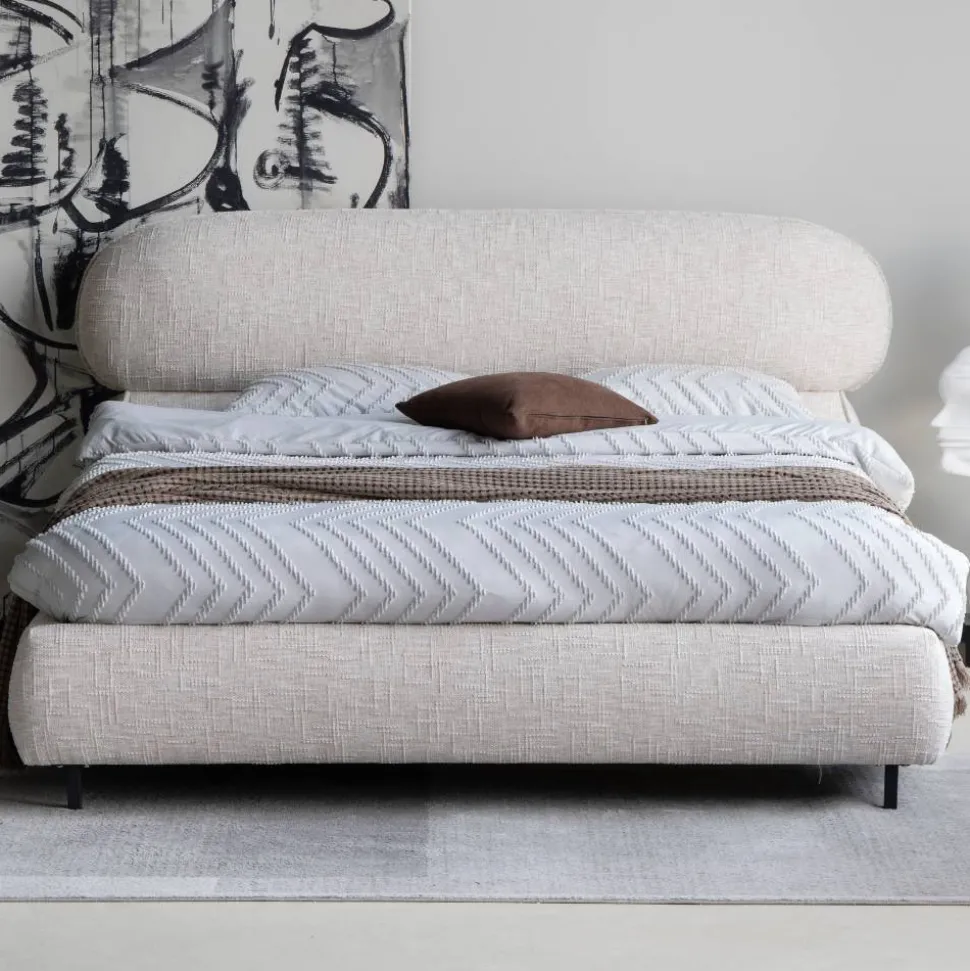 Polsterbett Komplettbett mit Taschenfederkernmatratze H3 - Flyma