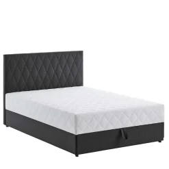 Polsterbett mit Matratze H2 und Bettkasten - Marianne