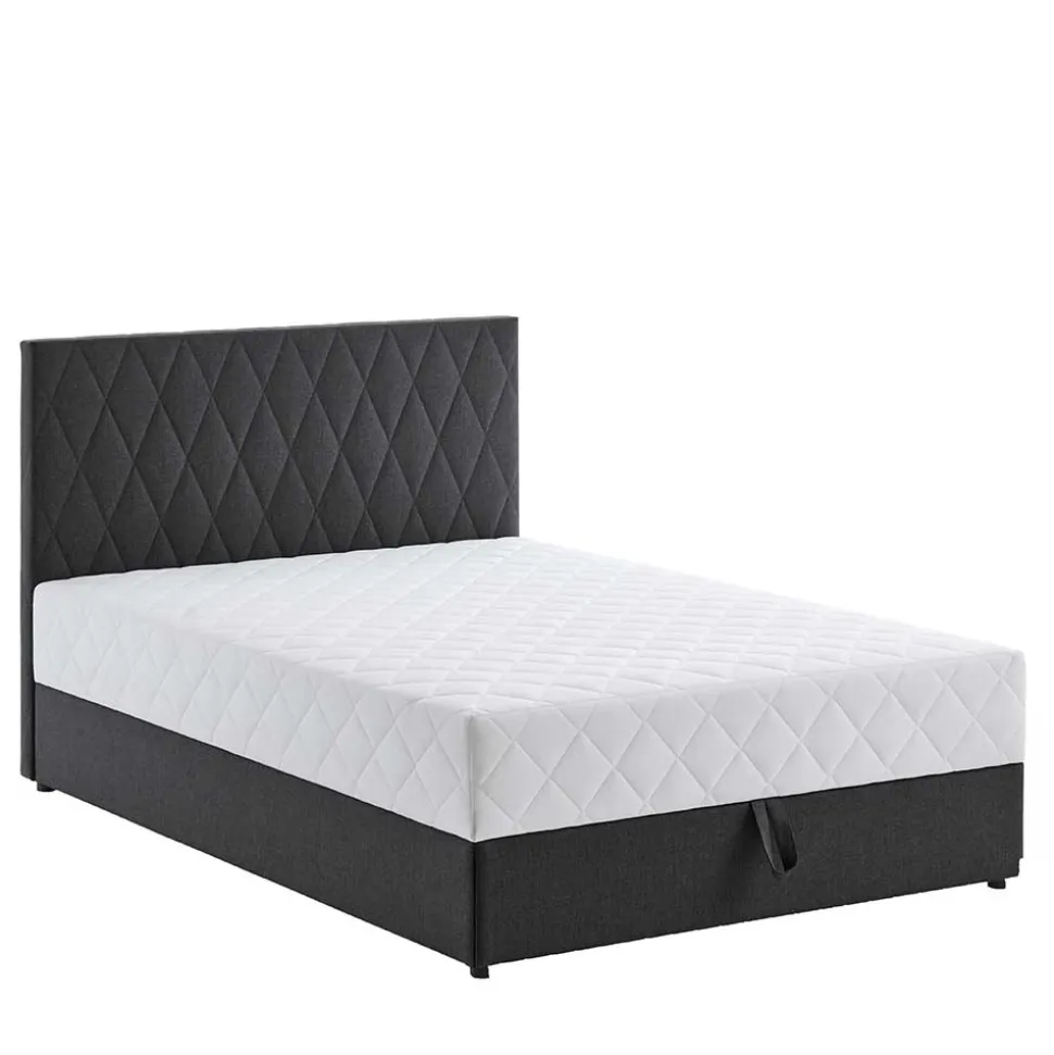 Polsterbett mit Matratze H2 und Bettkasten - Marianne