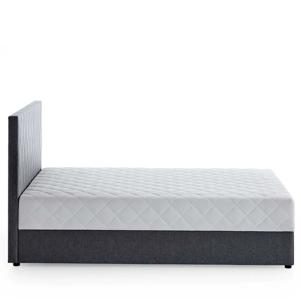 Polsterbett mit Matratze H2 und Bettkasten - Marianne